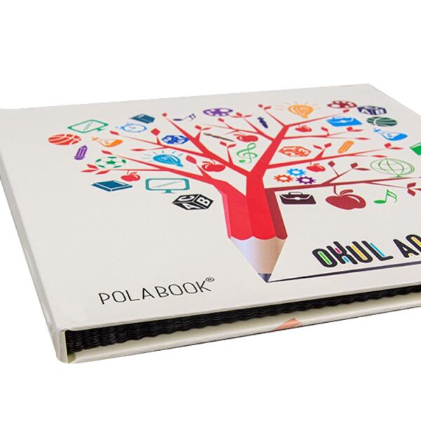 Okul PolaBook Siyah Anı Defteri 20x20 cm
