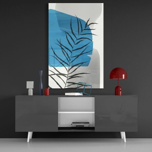 Sonbahar Mavi Cam Tablo