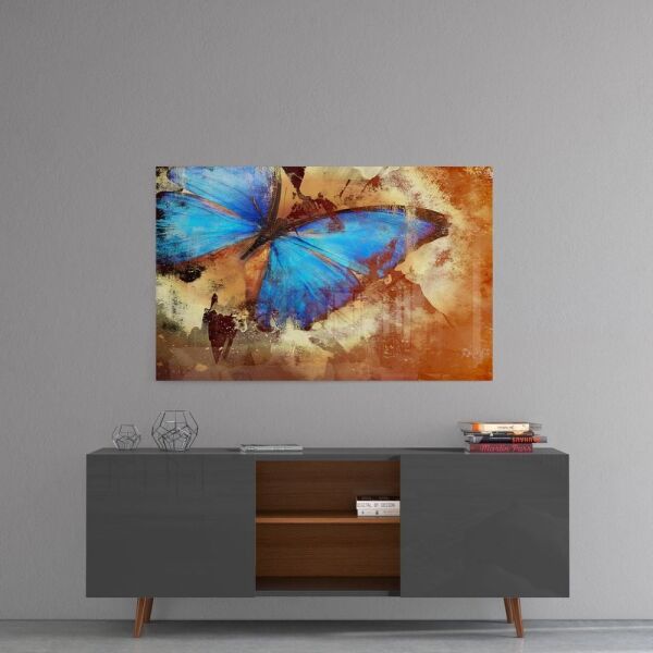 Kelebek Cam Tablo No:1148