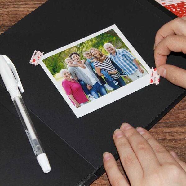 PolaBook Siyah Anı Defteri 20x20 cm