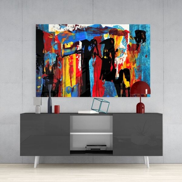 Soyut Cam Tablo No:3037