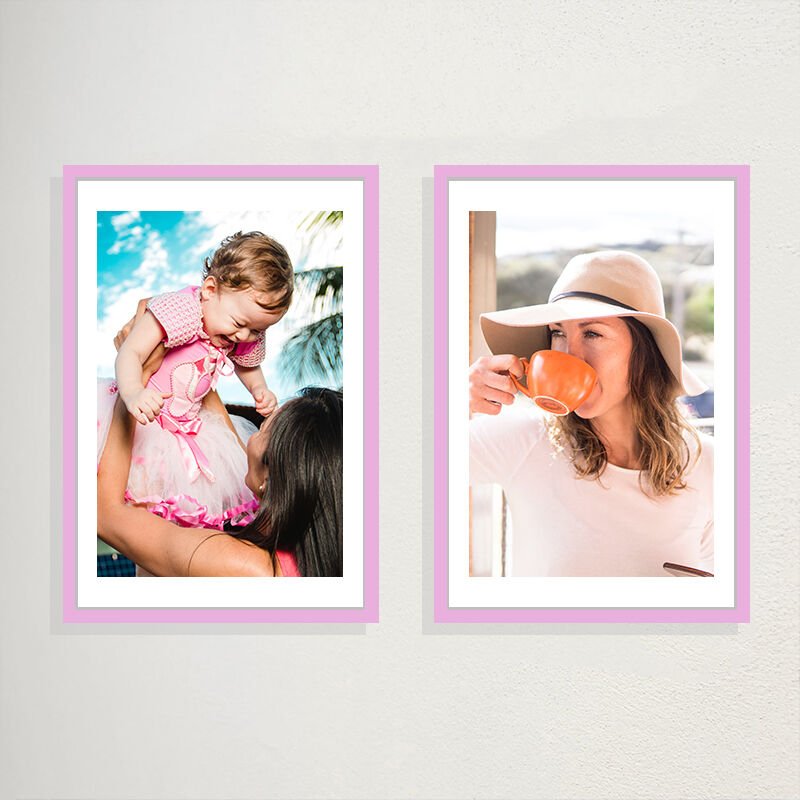 Sök Tak Çerçeve Pembe 2'li 22x32 cm