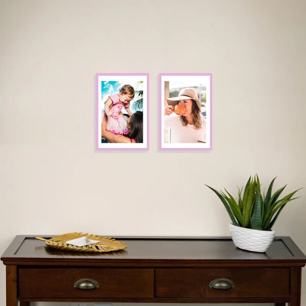 Sök Tak Çerçeve Pembe 2'li 22x32 cm
