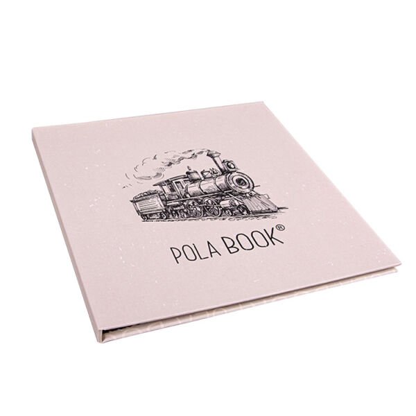 Tren PolaBook Siyah Anı Defteri 20x20 cm