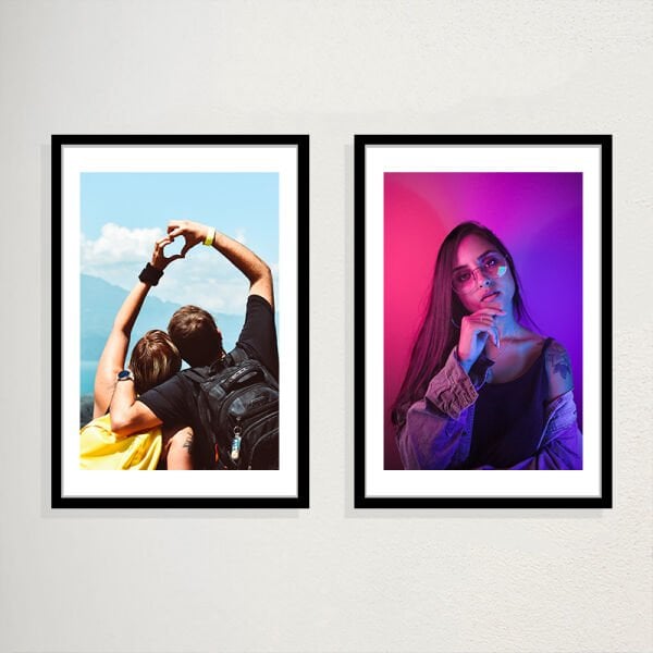 Sök Tak Çerçeve Siyah 2'li 22x32 cm