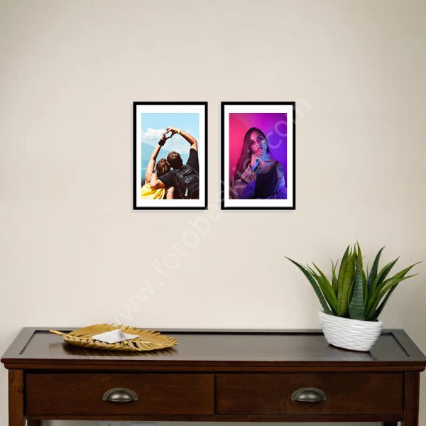 Sök Tak Çerçeve Siyah 2'li 22x32 cm