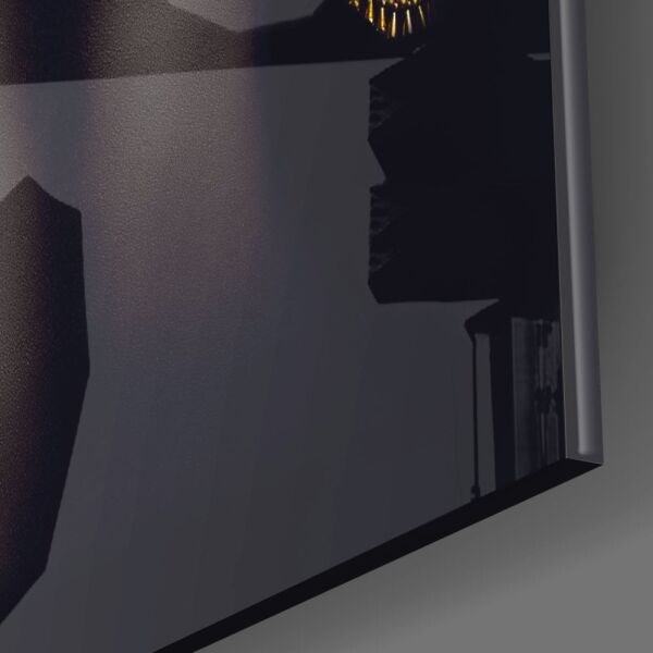 Altın Kadın Cam Tablo