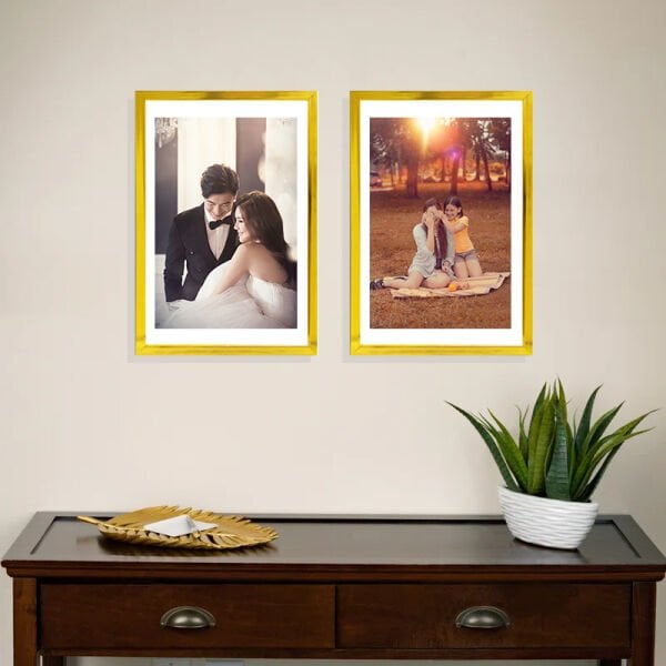 Sök Tak Çerçeve Gold (Altın) 2'li 32x42 cm