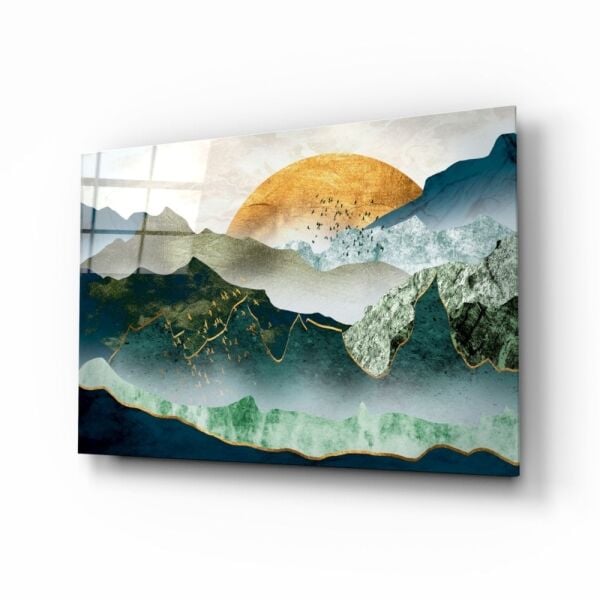 Gün Doğumu Cam Tablo