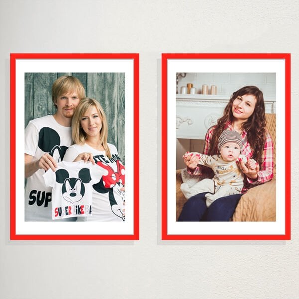 Sök Tak Çerçeve Kırmızı 2'li 32x42 cm