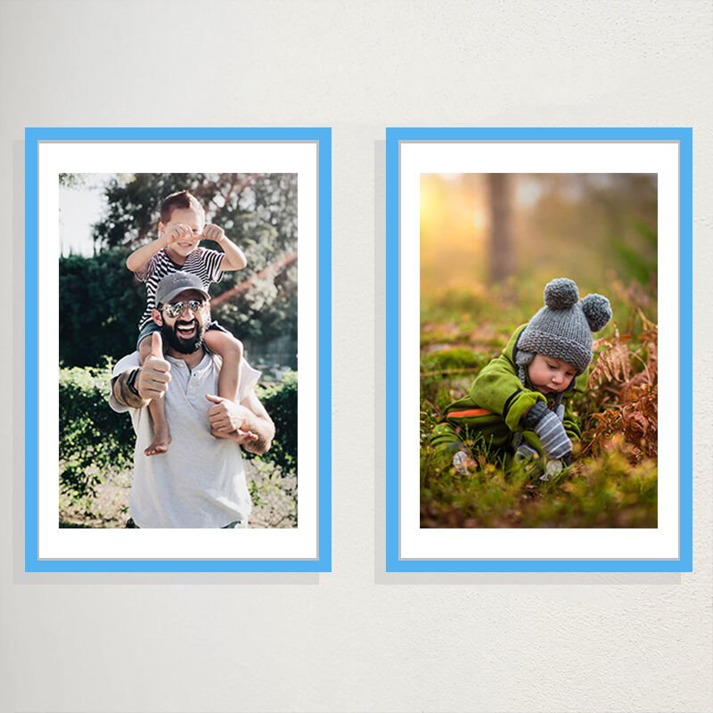 Sök Tak Çerçeve Mavi 2'li 32x42 cm