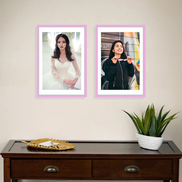 Sök Tak Çerçeve Pembe 2'li 32x42 cm