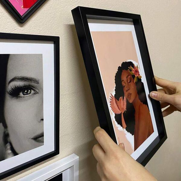 Sök Tak Çerçeve Pembe 2'li 32x42 cm