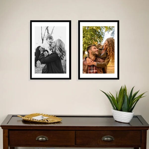 Sök Tak Çerçeve Siyah 2'li 32x42 cm