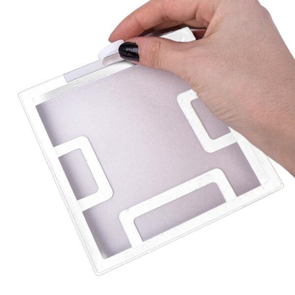 Sök Tak Kare Çerçeve Beyaz 5'li 14x14 cm