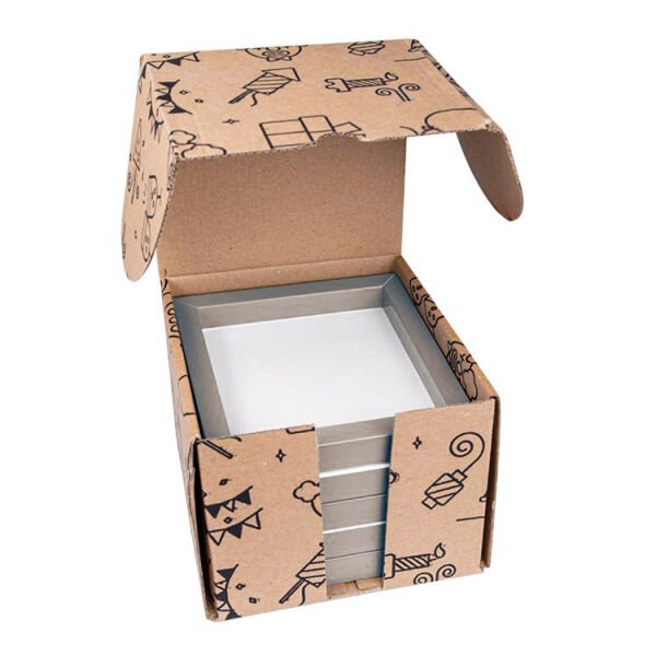 Sök Tak Kare Çerçeve Silver (Gümüş) 5'li 14x14 cm