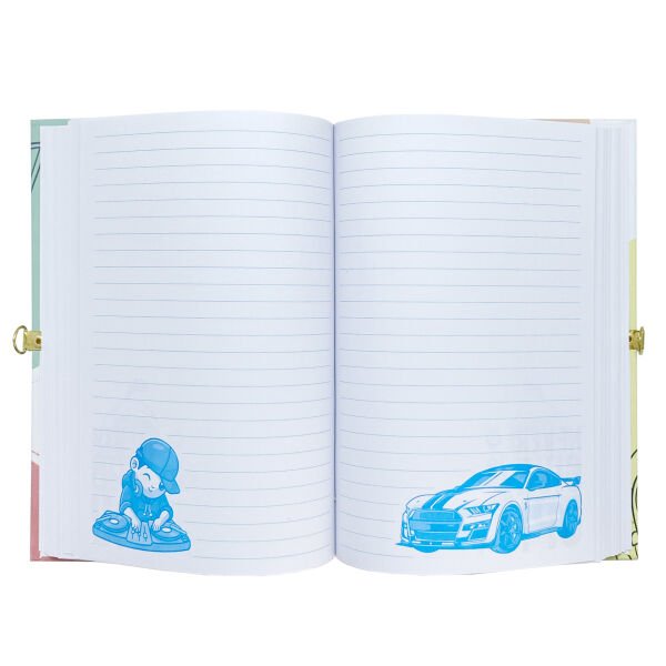 Basketbol Kilitli Günlük Anı Defteri