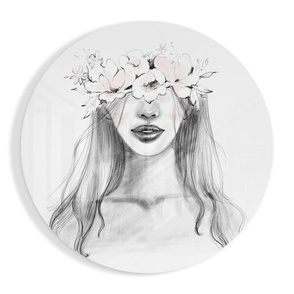 Çiçek Cam Tablo No:1062