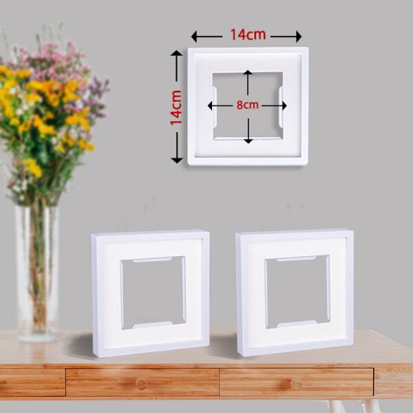 Sök Tak Paspartulu Çerçeve Beyaz 3'lü 14x14 cm