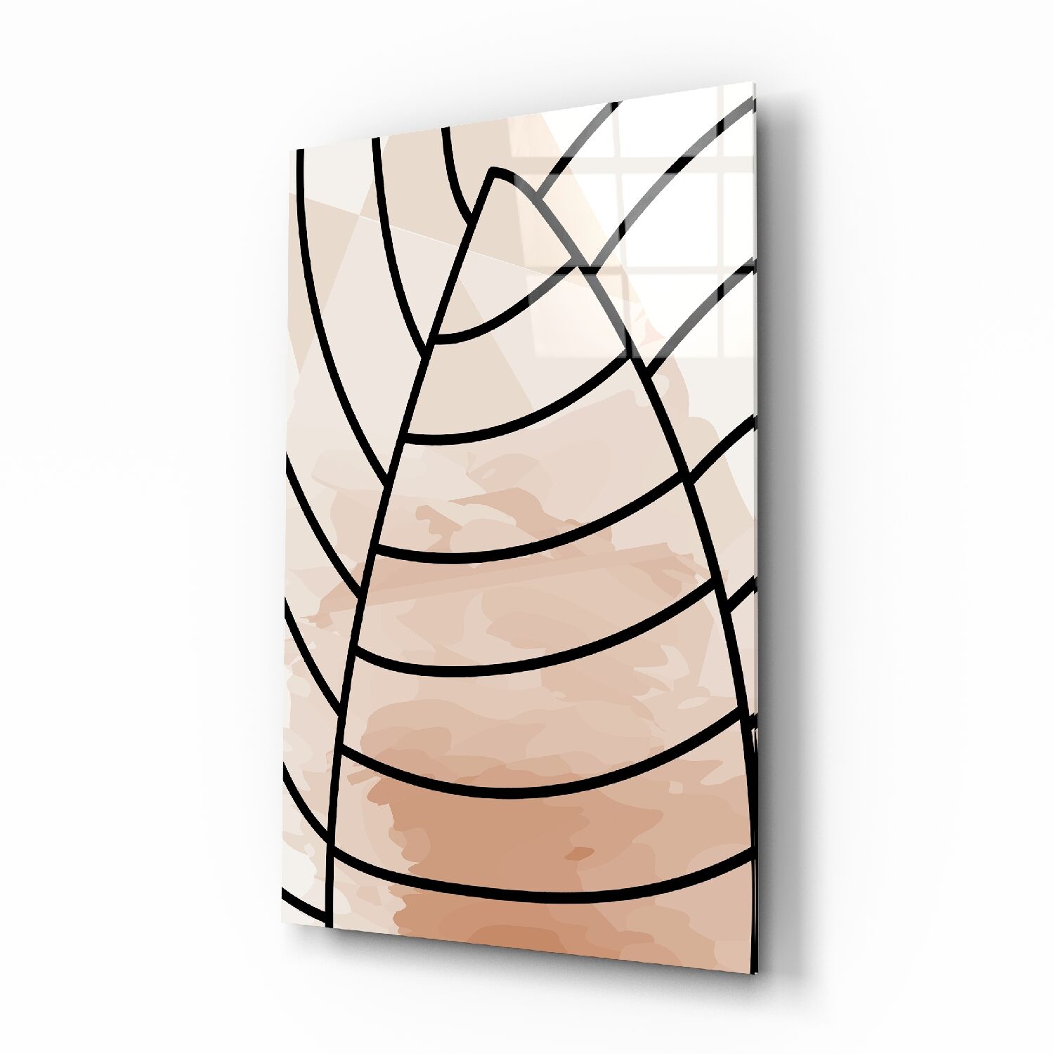 Yaprak Cam Tablo Çizgileri