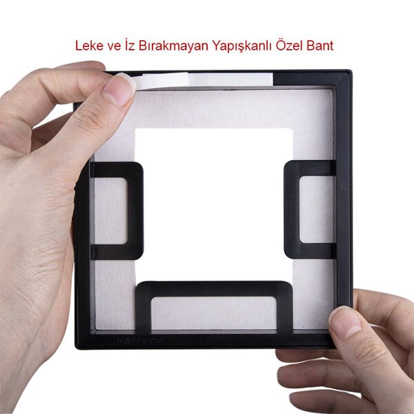 Sök Tak Paspartulu Çerçeve Siyah 3'lü 14x14 cm