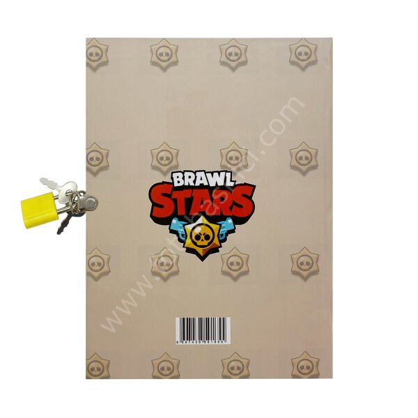 Brawl Stars Kilitli Erkek Çocuk Günlük Anı Defteri