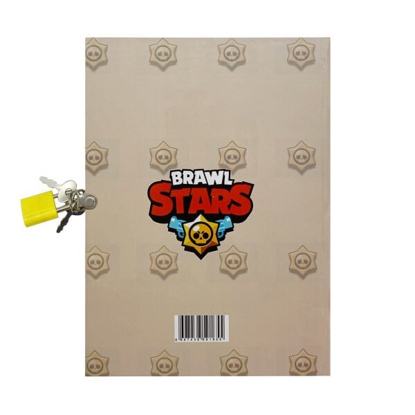 Brawl Stars Kilitli Erkek Çocuk Günlük Anı Defteri