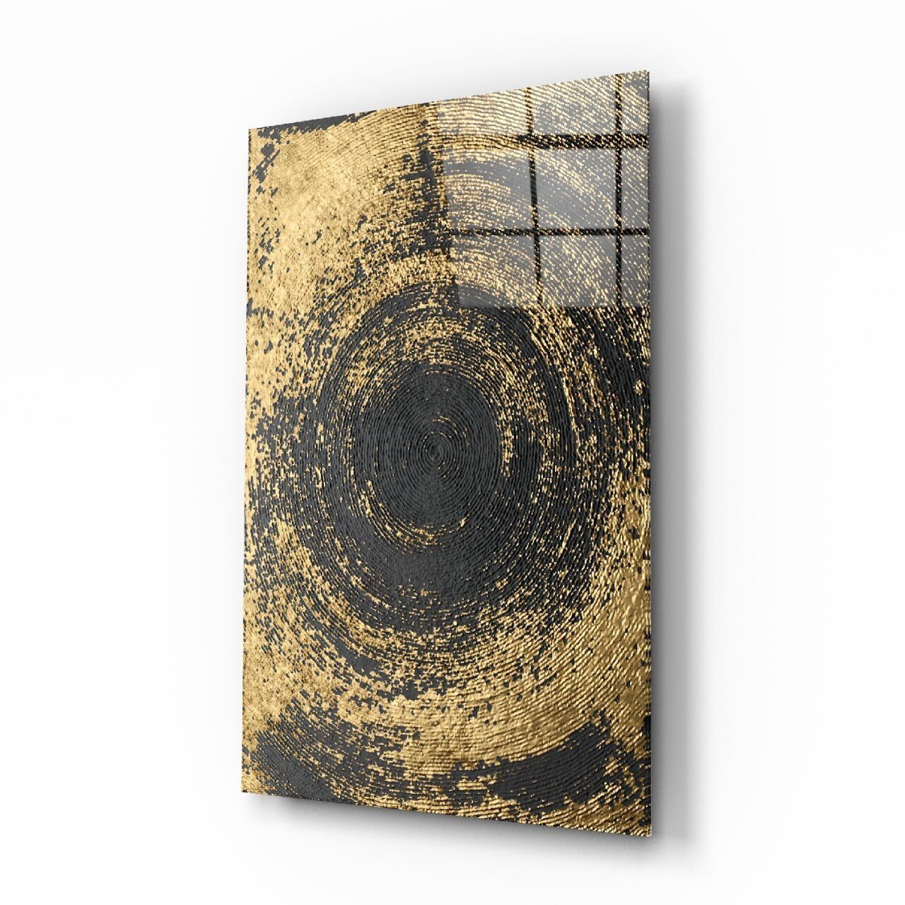 Soyut Döngü Cam Tablo