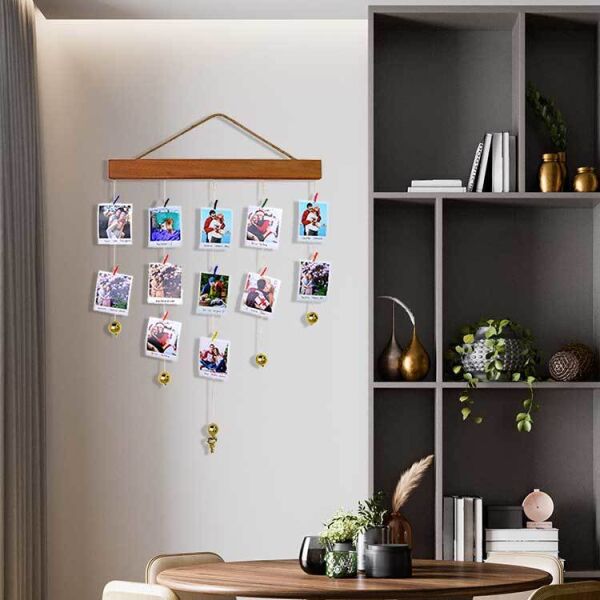 İncili Ahşap Fotoğraf Askısı 51x73 cm