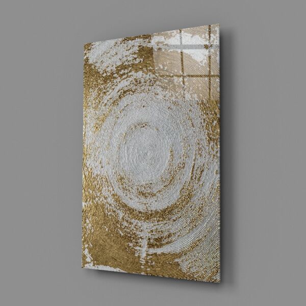 Soyut Döngü Cam Tablo