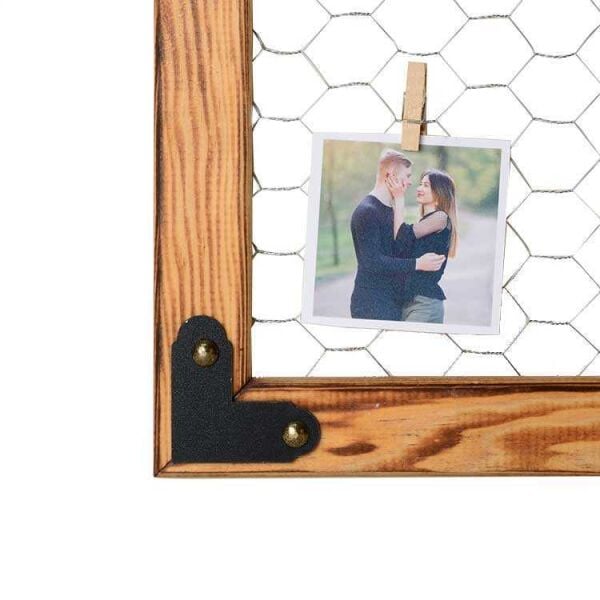 Telli ve Mandallı Ahşap Fotoğraf Çerçevesi 39x50 cm