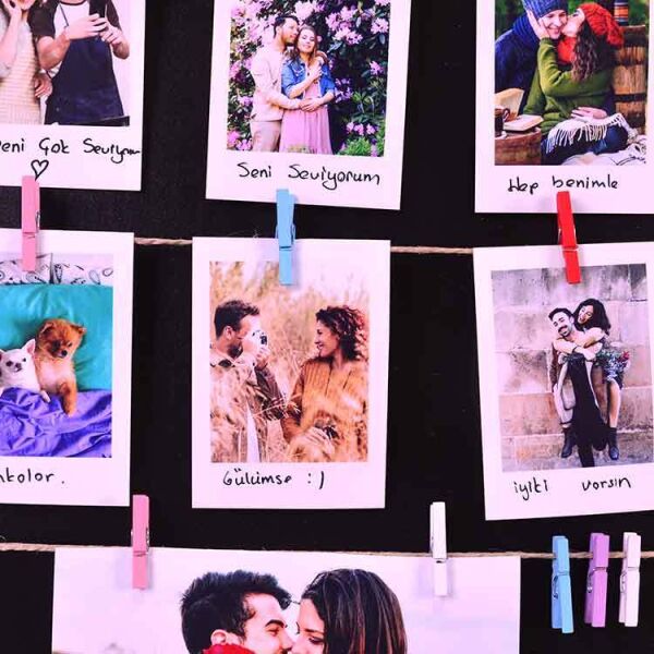 Kara Tahtalı Dekoratif Fotoğraf Çerçevesi 35x50 cm