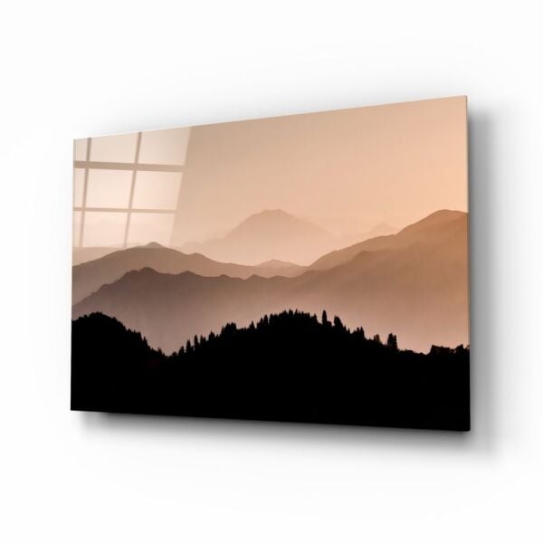 Dağlar Cam Tablo