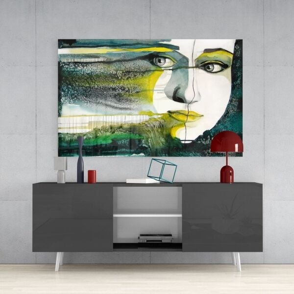 Kadın Cam Tablo No:3029