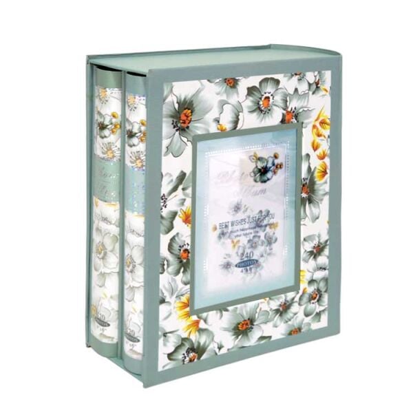 Turkuaz İkili Fotoğraf Albümü 240'lık 10x15 (Kutulu)