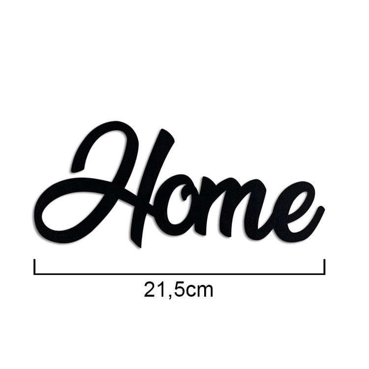 ''Home'' Yapışkanlı Sök Tak Duvar Yazısı