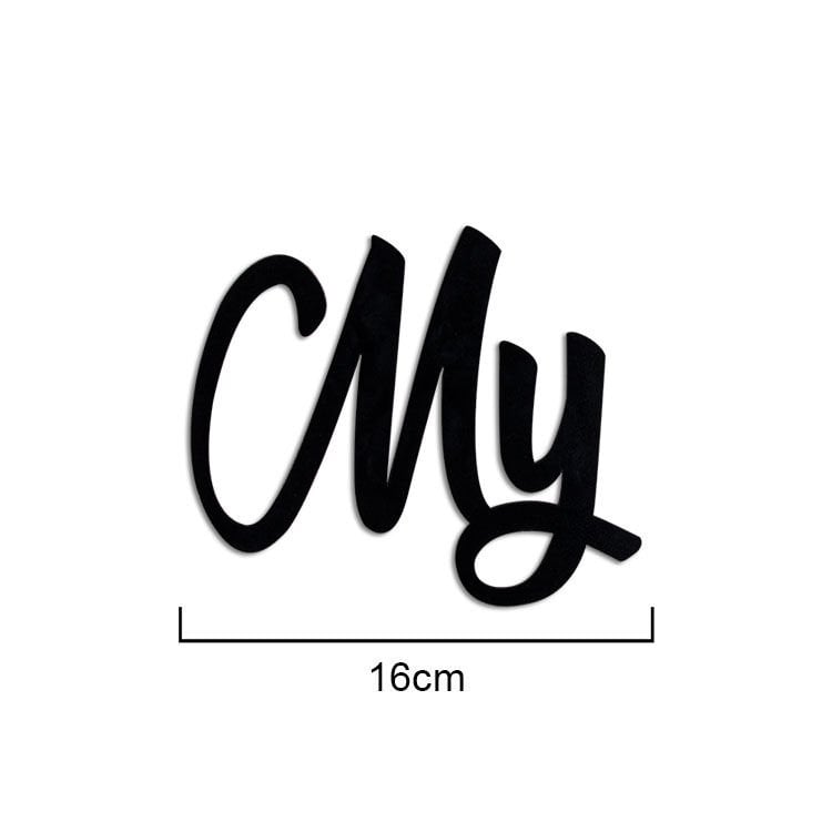 ''My'' Yapışkanlı Sök Tak Duvar Yazısı