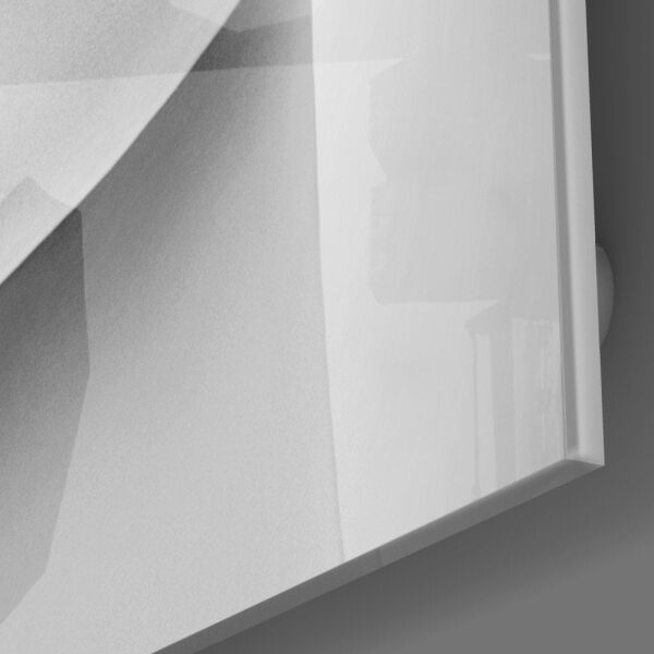 Altın Dudaklar Cam Tablo