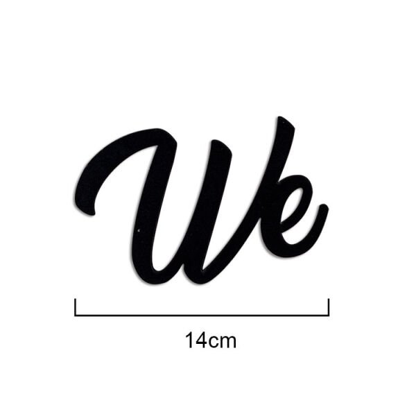 ''We Are Together'' Yapışkanlı Sök Tak Duvar Yazısı