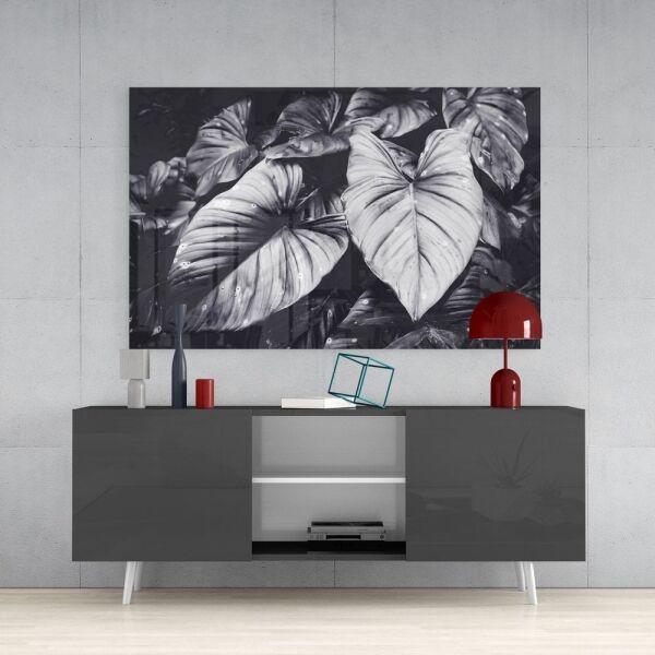 Yapraklar Cam Tablo No:3075