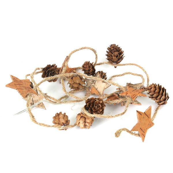 2 Metre Kozalaklı ve Yıldızlı Pilli Led Işık