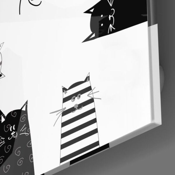 Miyav (Kedi) Cam Tablo No:1131