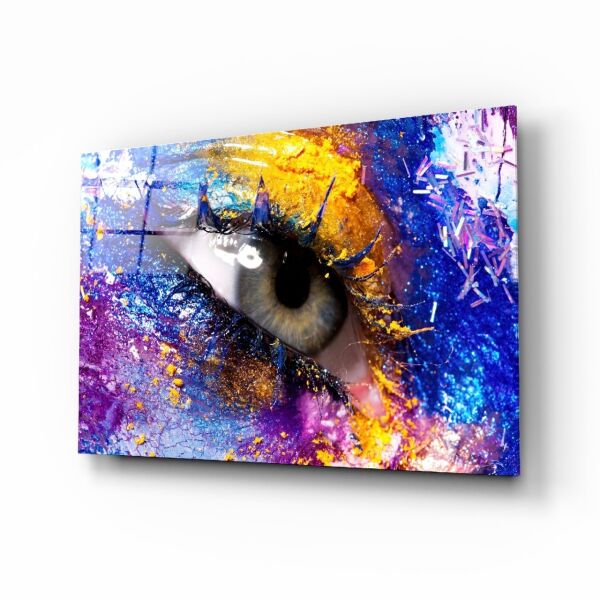 Göz Bebeği Cam Tablo