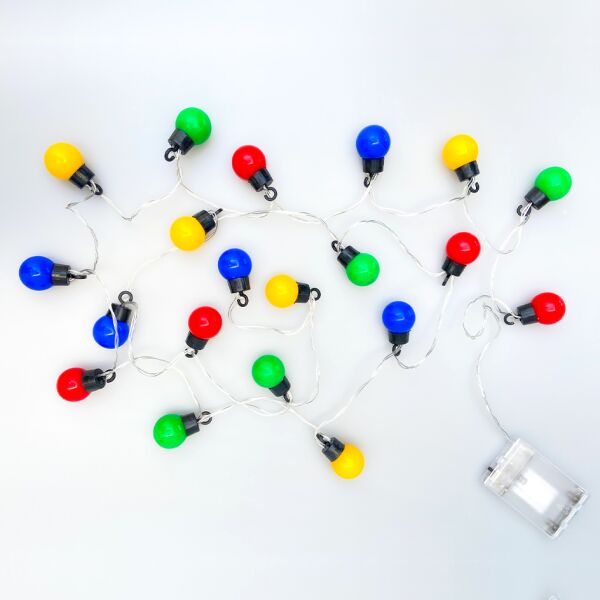 20 Ampullü Askılı Berry Light Çok Renkli Led Işık Zinciri 300 cm