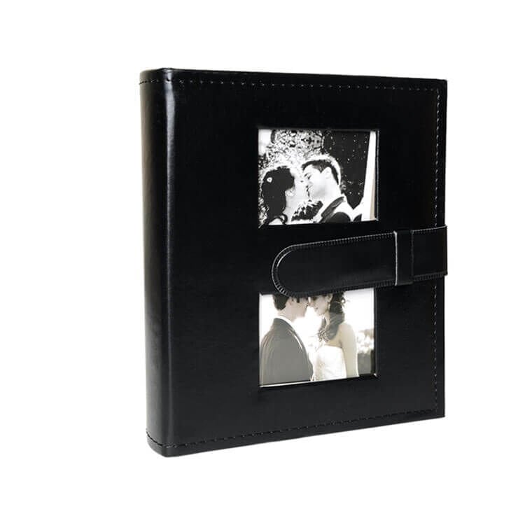 Deri Fotoğraf Albümü Siyah 200’lük 10x15