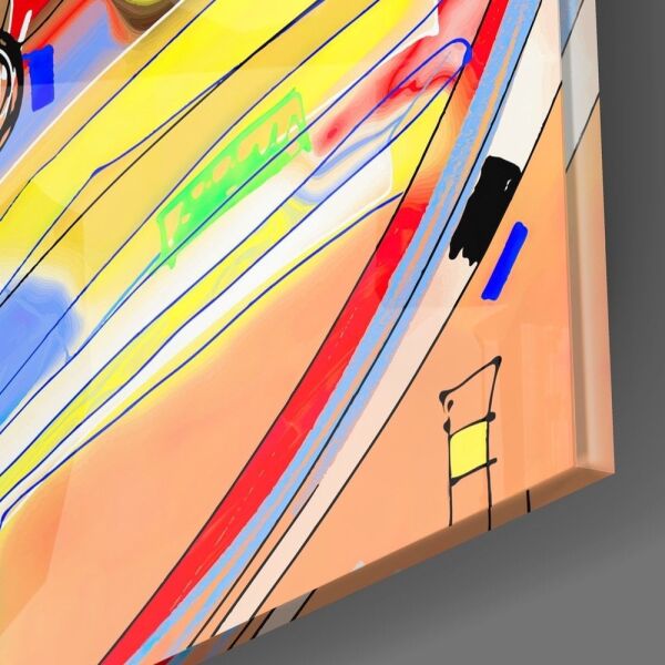 Soyut Cam Tablo No:5054