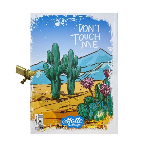 Çöl Kilitli Günlük Anı Defteri - Desert Diary