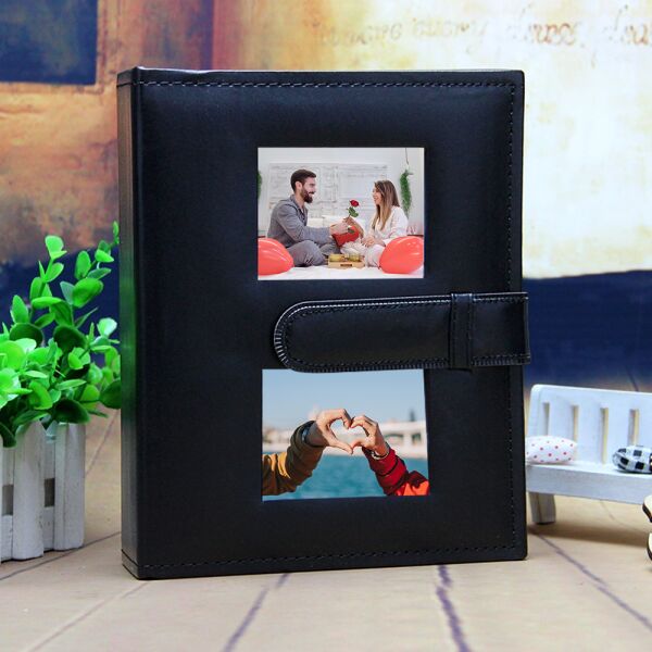 Deri Fotoğraf Albümü Siyah 100’lük 15x21