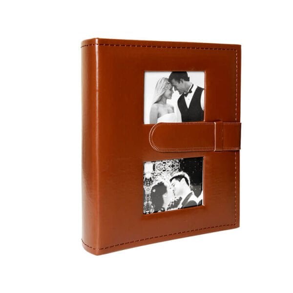 Deri Fotoğraf Albümü Kahve 100’lük 15x21