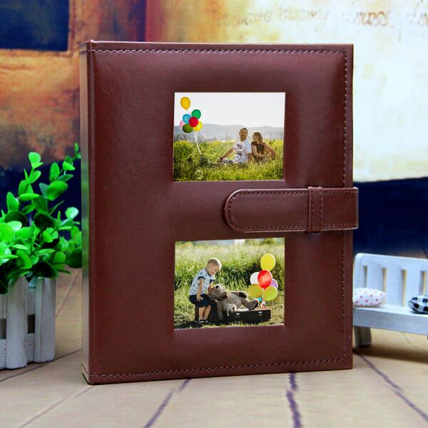 Deri Fotoğraf Albümü Kahve 100’lük 15x21